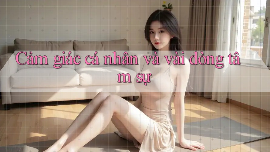 Cảm giác cá nhân và vài dòng tâm sự Cảm giác cá nhân và vài dòng tâm sự