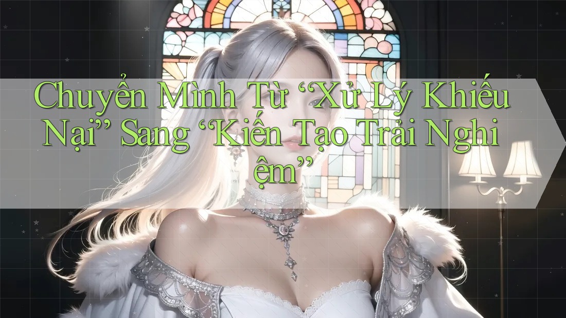 Chuyển Mình Từ “Xử Lý Khiếu Nại” Sang “Kiến Tạo Trải Nghiệm” Chuyển Mình Từ “Xử Lý Khiếu Nại” Sang “Kiến Tạo Trải Nghiệm”