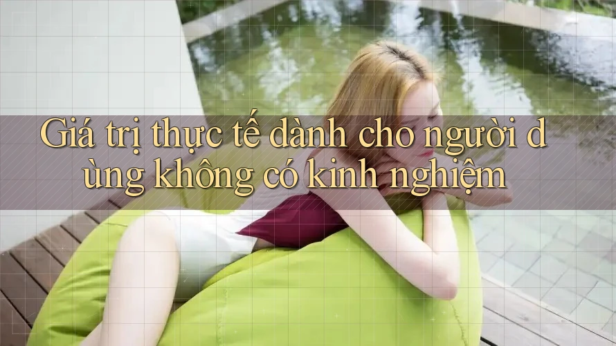 Giá trị thực tế dành cho người dùng không có kinh nghiệm Giá trị thực tế dành cho người dùng không có kinh nghiệm