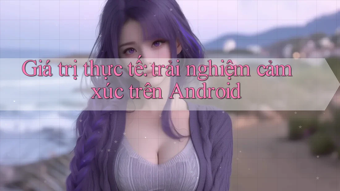 Giá trị thực tế: trải nghiệm cảm xúc trên Android Giá trị thực tế: trải nghiệm cảm xúc trên Android