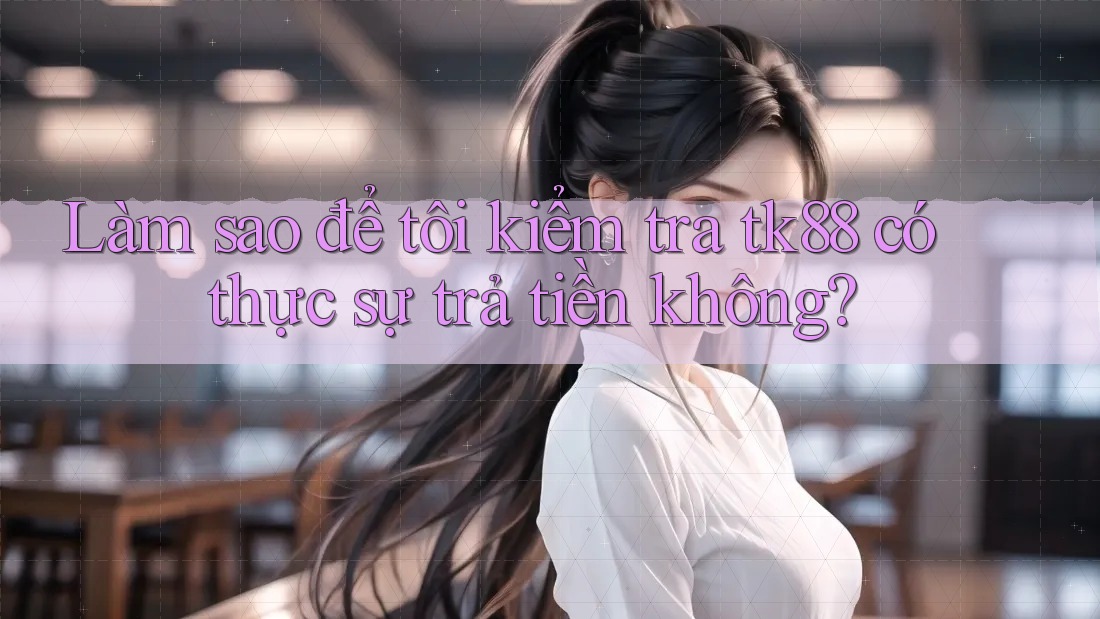 Làm sao để tôi kiểm tra tk88 có thực sự trả tiền không? Làm sao để tôi kiểm tra tk88 có thực sự trả tiền không?