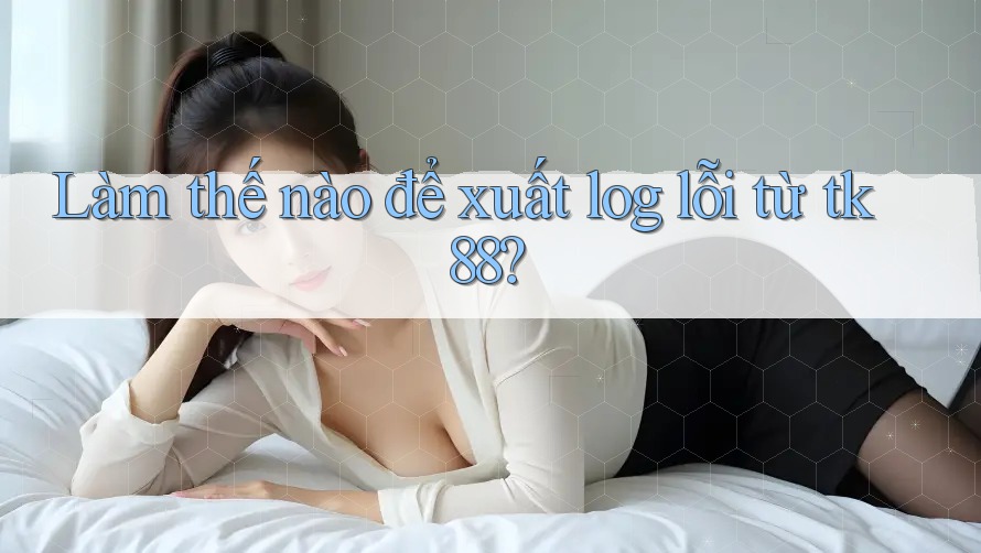 Làm thế nào để xuất log lỗi từ tk88? Làm thế nào để xuất log lỗi từ tk88?