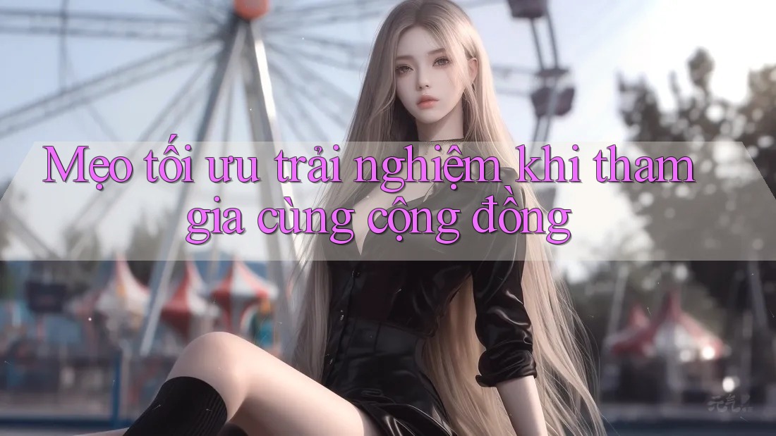 Mẹo tối ưu trải nghiệm khi tham gia cùng cộng đồng