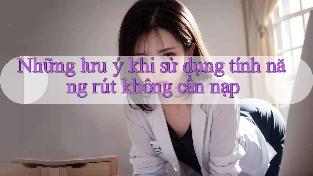 Những lưu ý khi sử dụng tính năng rút không cần nạp Những lưu ý khi sử dụng tính năng rút không cần nạp