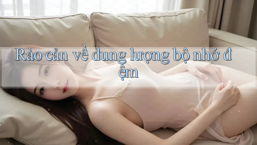 Rào cản về dung lượng bộ nhớ đệm Rào cản về dung lượng bộ nhớ đệm