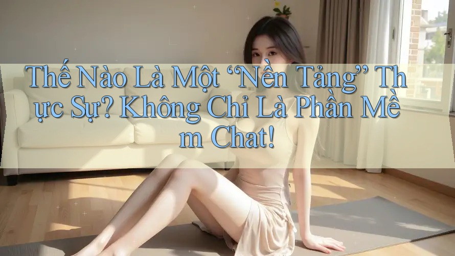 Thế Nào Là Một “Nền Tảng” Thực Sự? Không Chỉ Là Phần Mềm Chat! Thế Nào Là Một “Nền Tảng” Thực Sự? Không Chỉ Là Phần Mềm Chat!