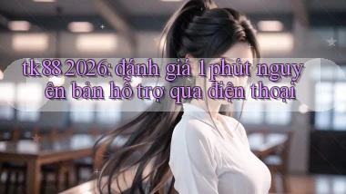 tk88 2026 đánh giá 1 phút nguyên bản hỗ trợ qua điện thoại