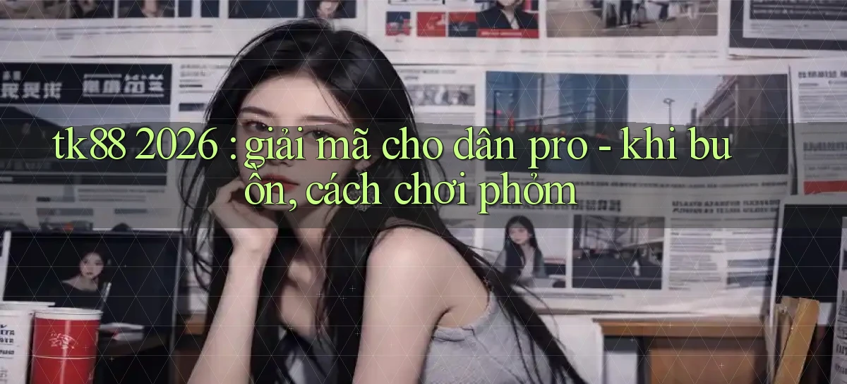 tk88 2026 giải mã cho dân pro   khi buồn, cách chơi phỏm