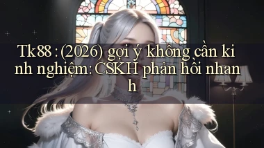 Tk88 (2026) gợi ý không cần kinh nghiệm CSKH phản hồi nhanh