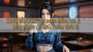 Tk88 lỗi OTP 11 mẹo hữu ích khắc phục (2026) tuần thứ 2